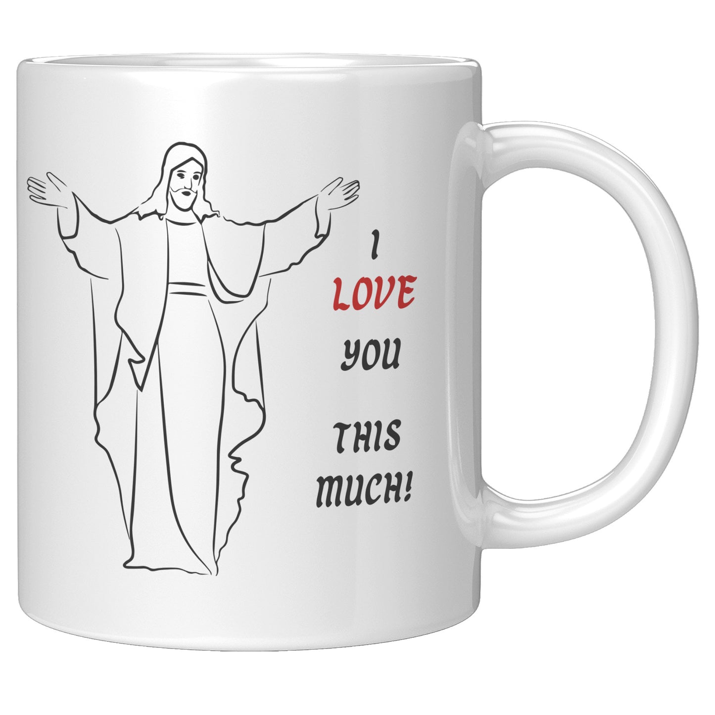 I Love You This Much Gift Mug