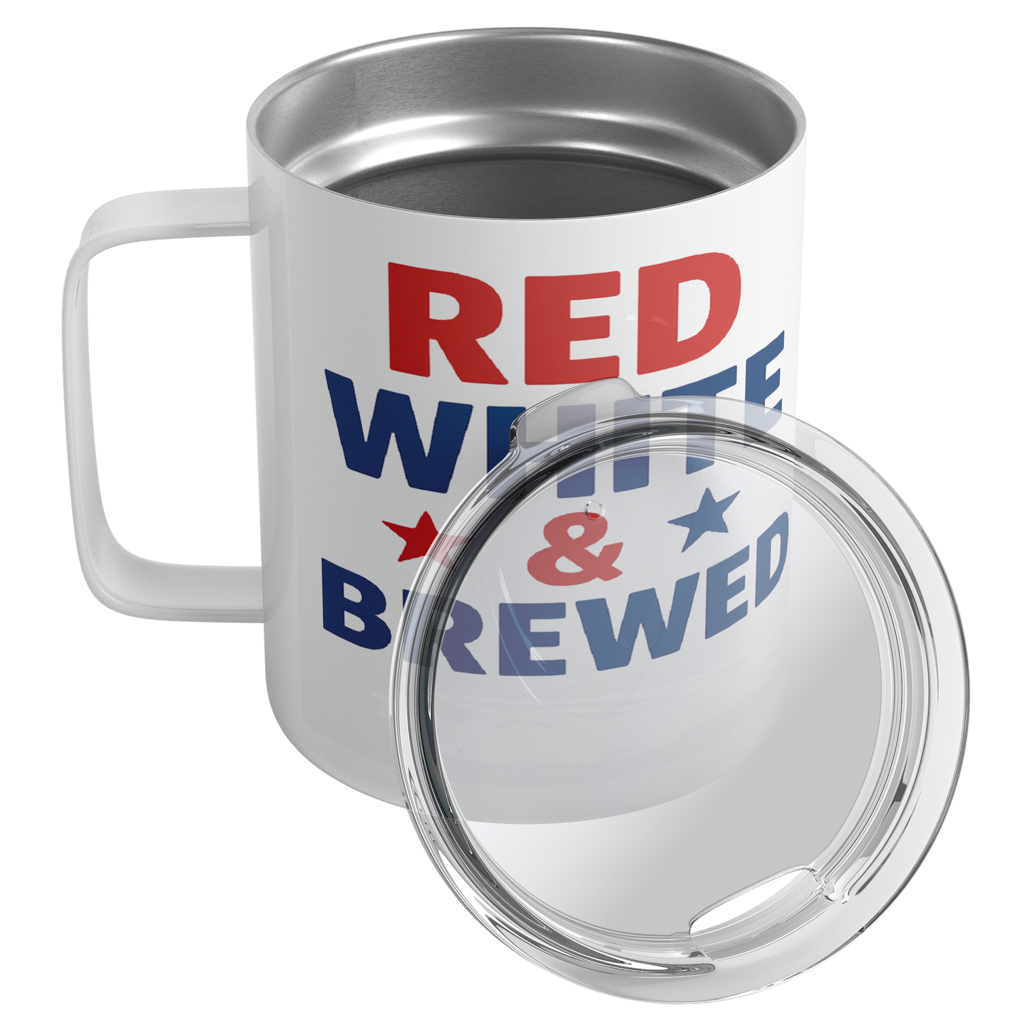 Red, White and Brewed – Patriotic Coffee Mugs. Buy 3 or more Patriotic Mugs and Save 10%