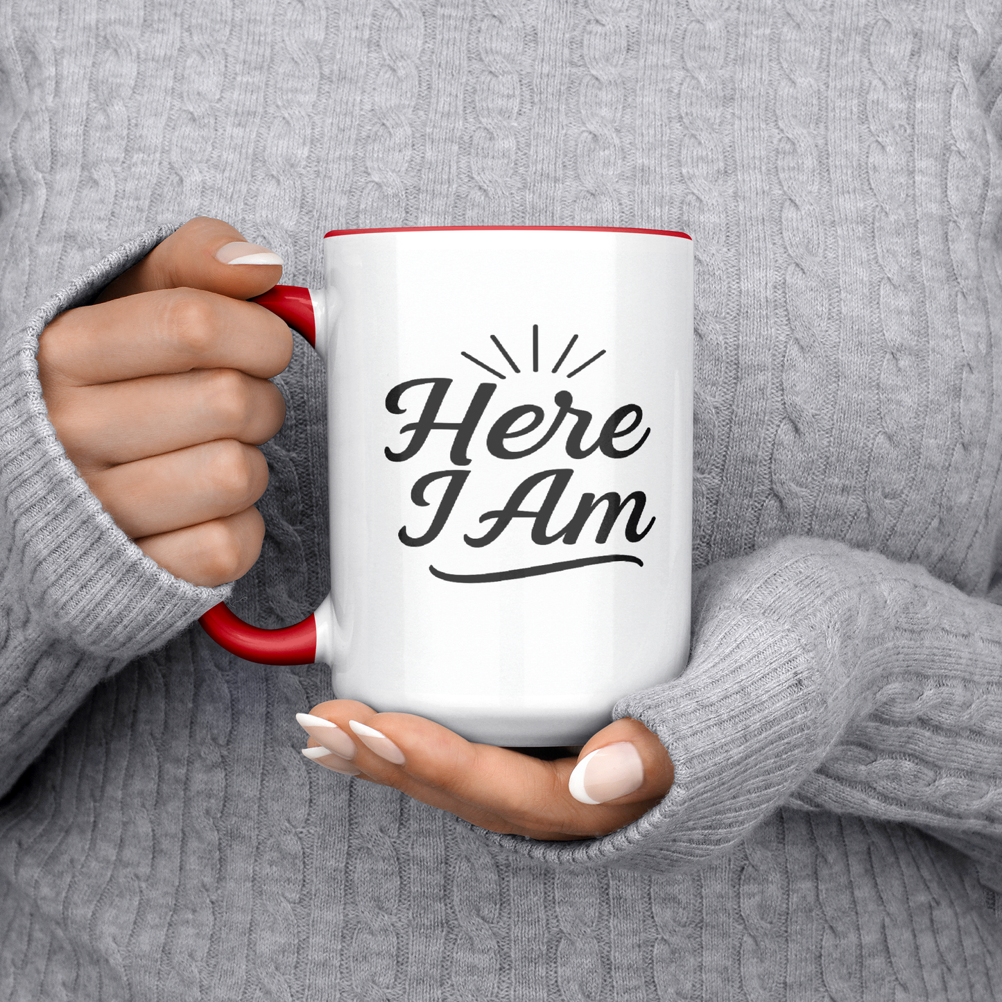 Here_I_Am_15oz_Inspirational_Mug_Lifestyle_LH_Chest_Mockup.png