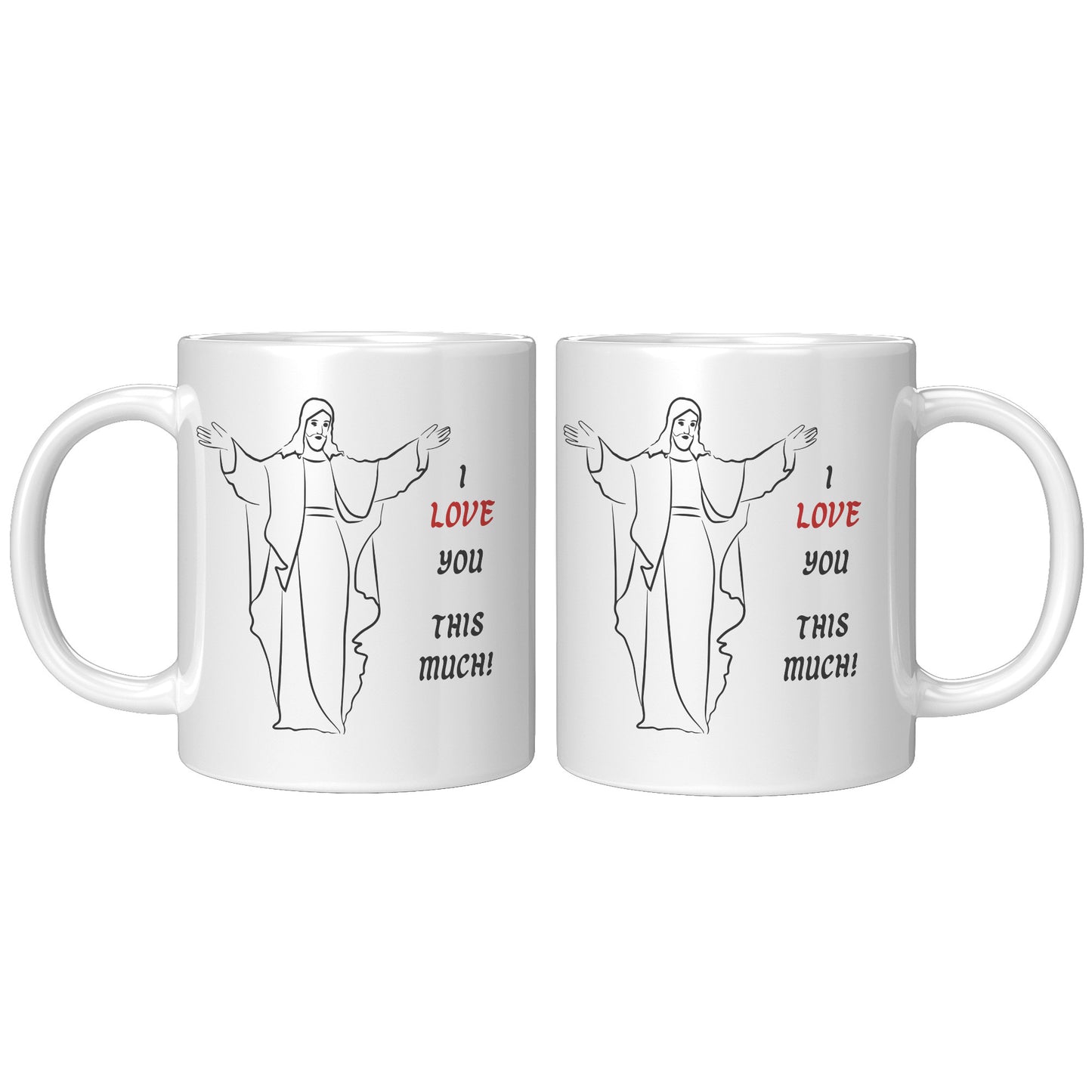 I Love You This Much Gift Mug