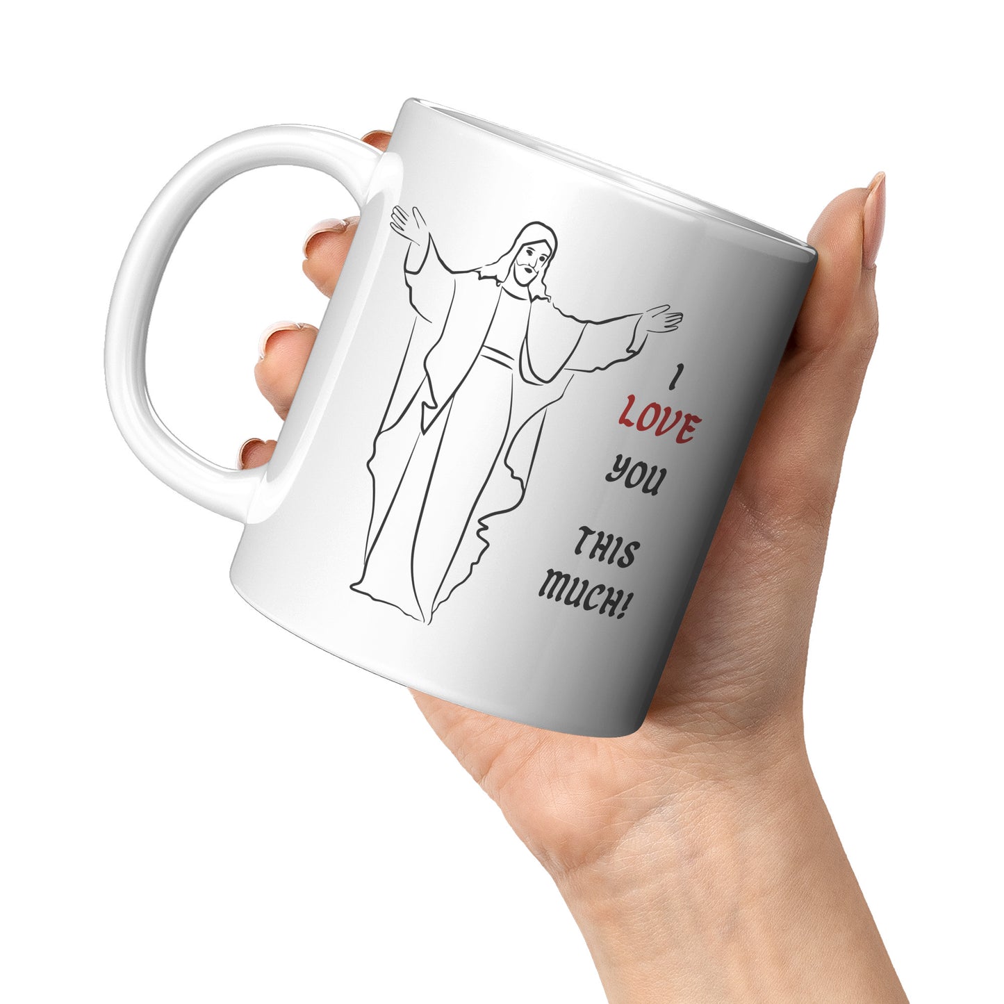 I Love You This Much Gift Mug