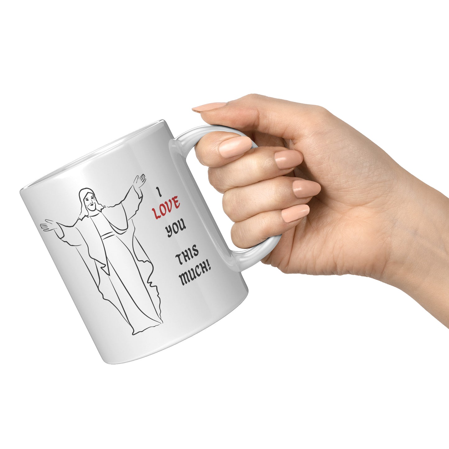 I Love You This Much Gift Mug