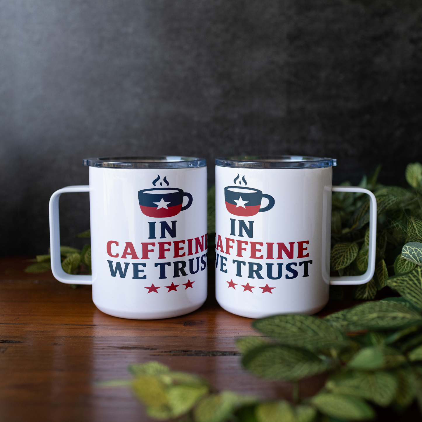 In_Caffeine_we_Trust_Patriotic_Mug_Insulated_Mug_Lifestyle_Wood_Table_Mockup.png