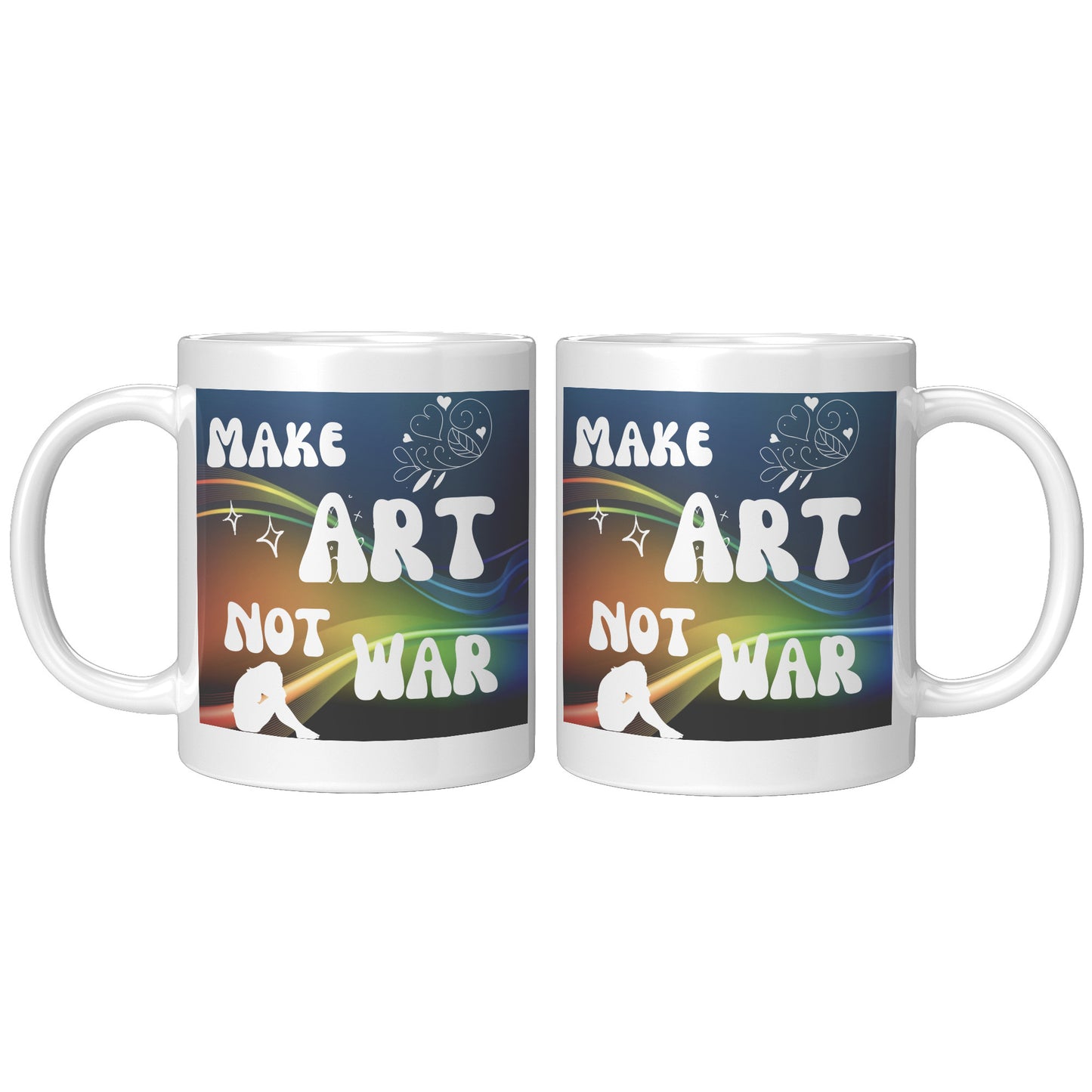 Make Art Not War Gift Mug