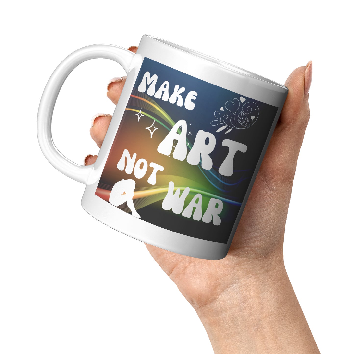 Make Art Not War Gift Mug