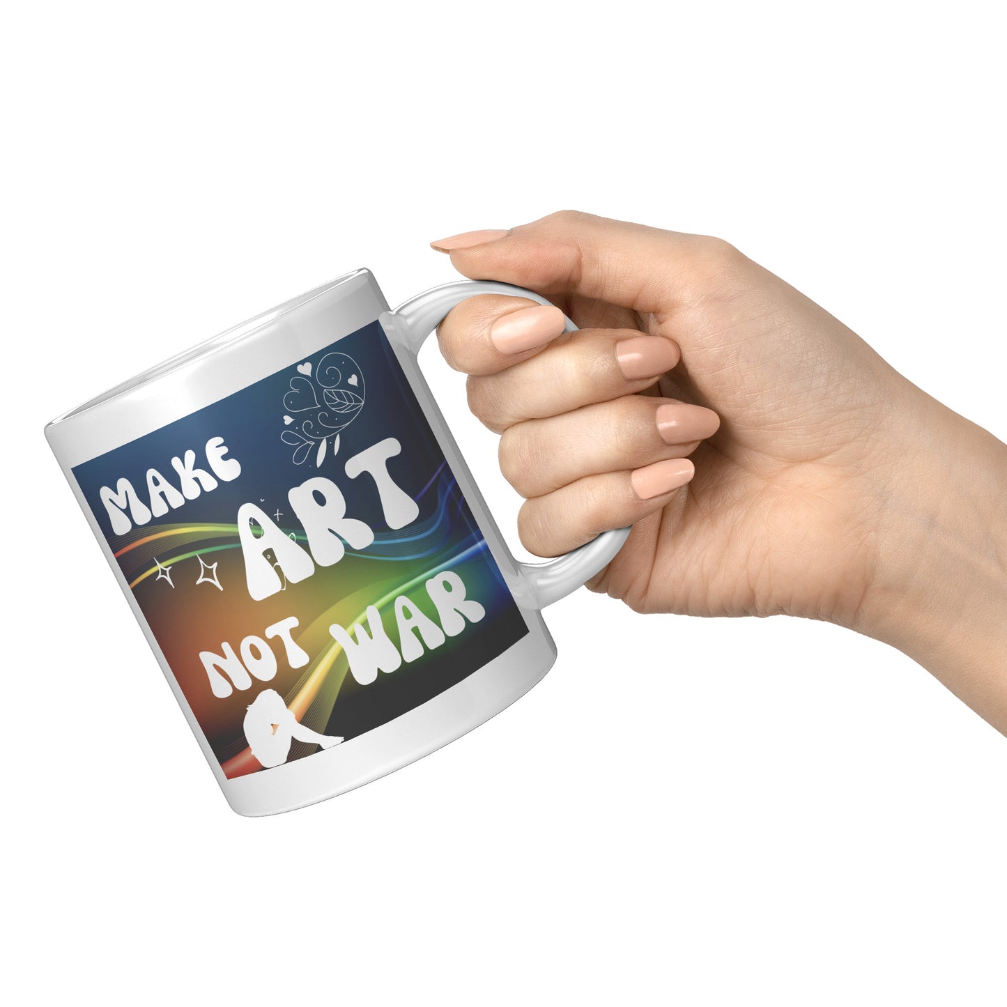 Make Art Not War Gift Mug
