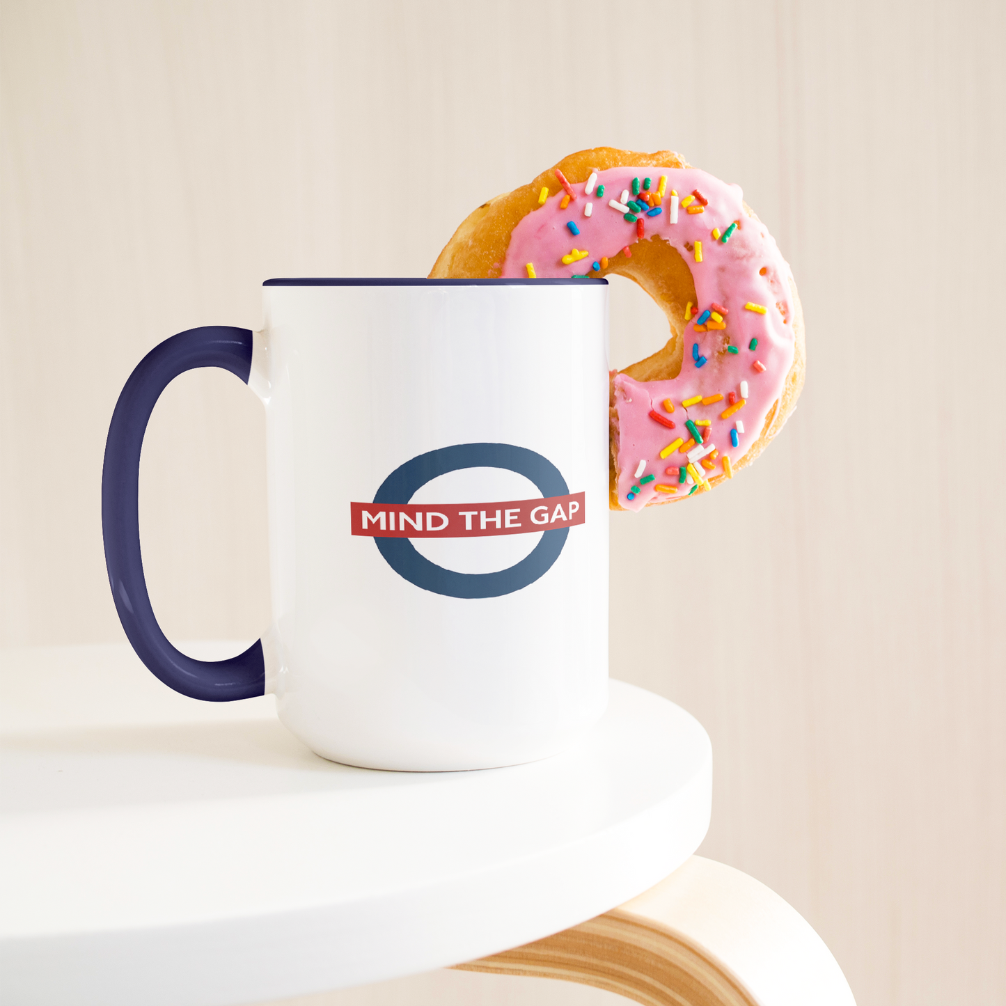 Mind_the_gap_humorous_British_saying_mug_Donut_LH_Mockup.png