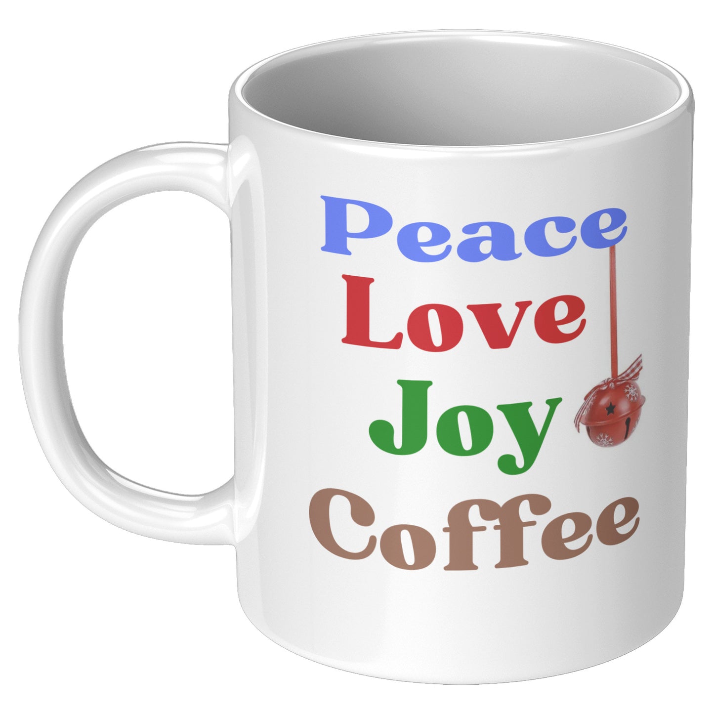 Peace Love Joy Christmas Gift Mug