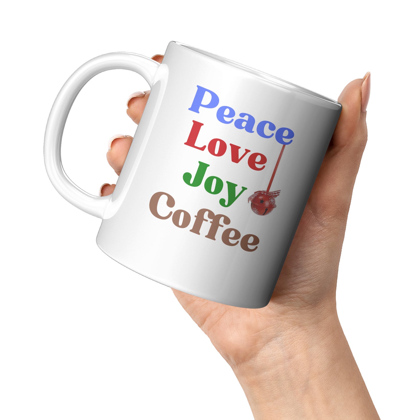Peace Love Joy Christmas Gift Mug