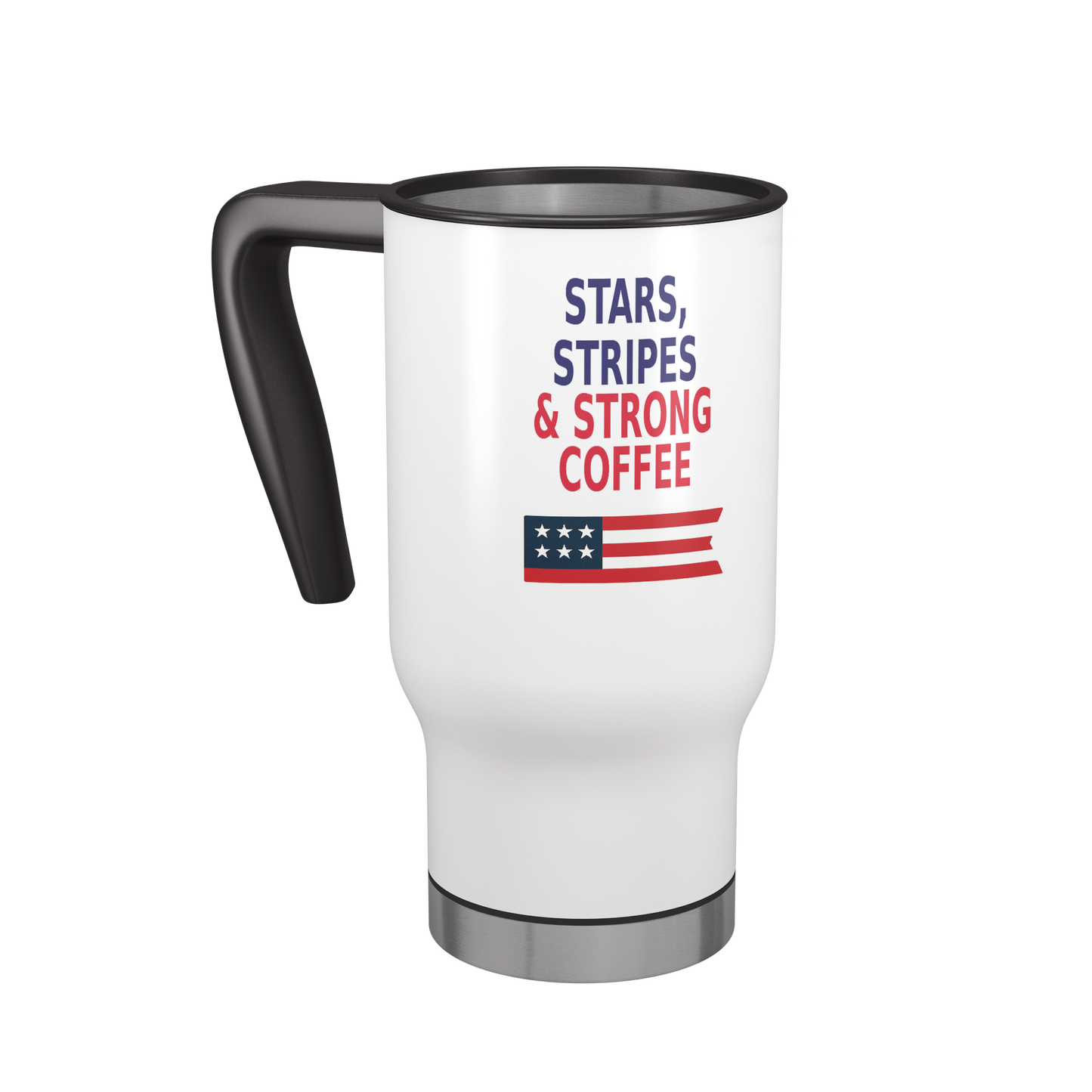 Stars, Stripes & Strong Coffee- Patriotic Mugs. Buy 3 or more and save 10%